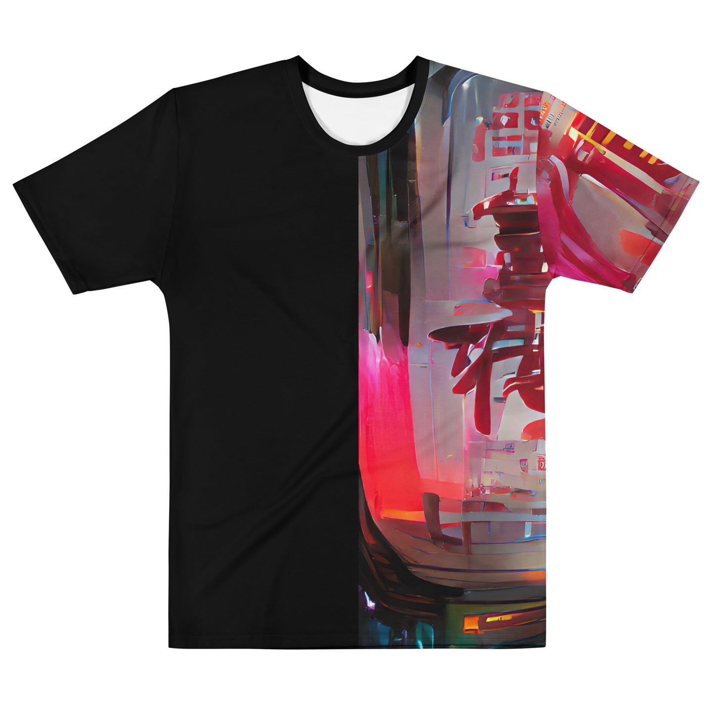 Half Black Half Báijiǔ - Mens T-Shirt