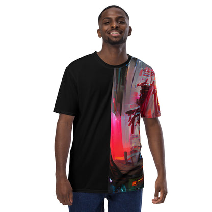 Half Black Half Báijiǔ - Mens T-Shirt