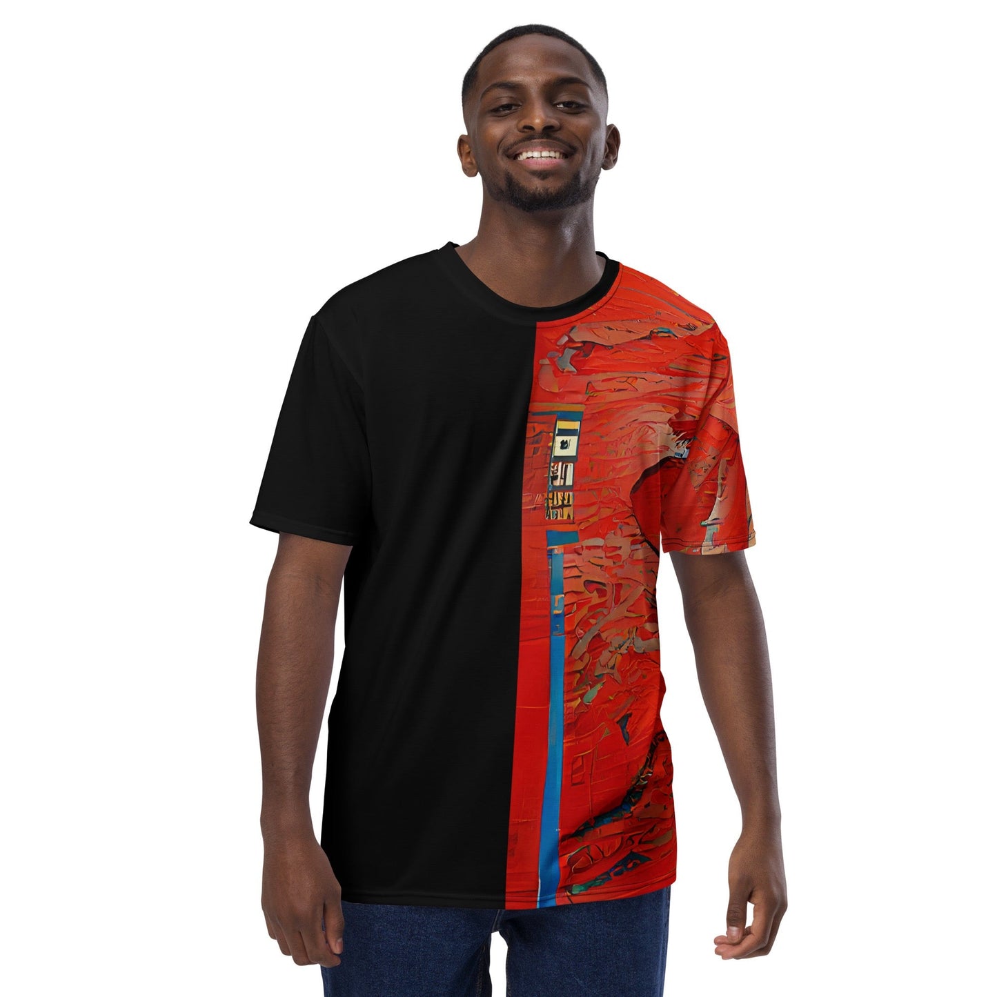 Half Black Half Hónghǎi - Mens T-Shirt