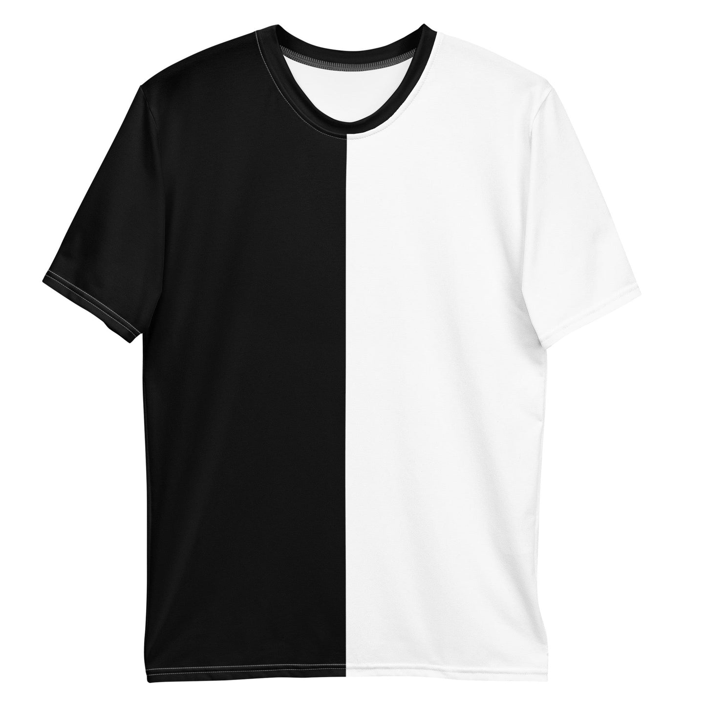Half Black Half White - Mens T-Shirt