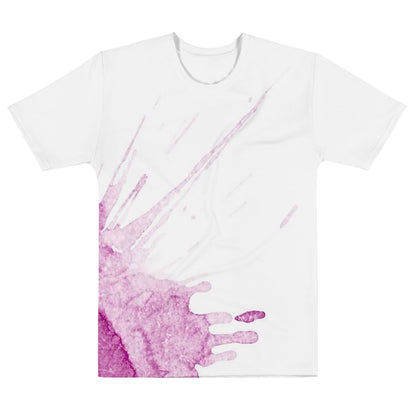 Watercolour Pink Splash - Mens T-Shirt