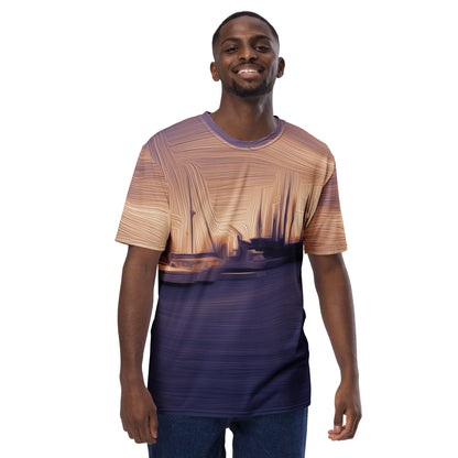 The Sleeping Yachts (at Sunset) - Mens T-Shirt