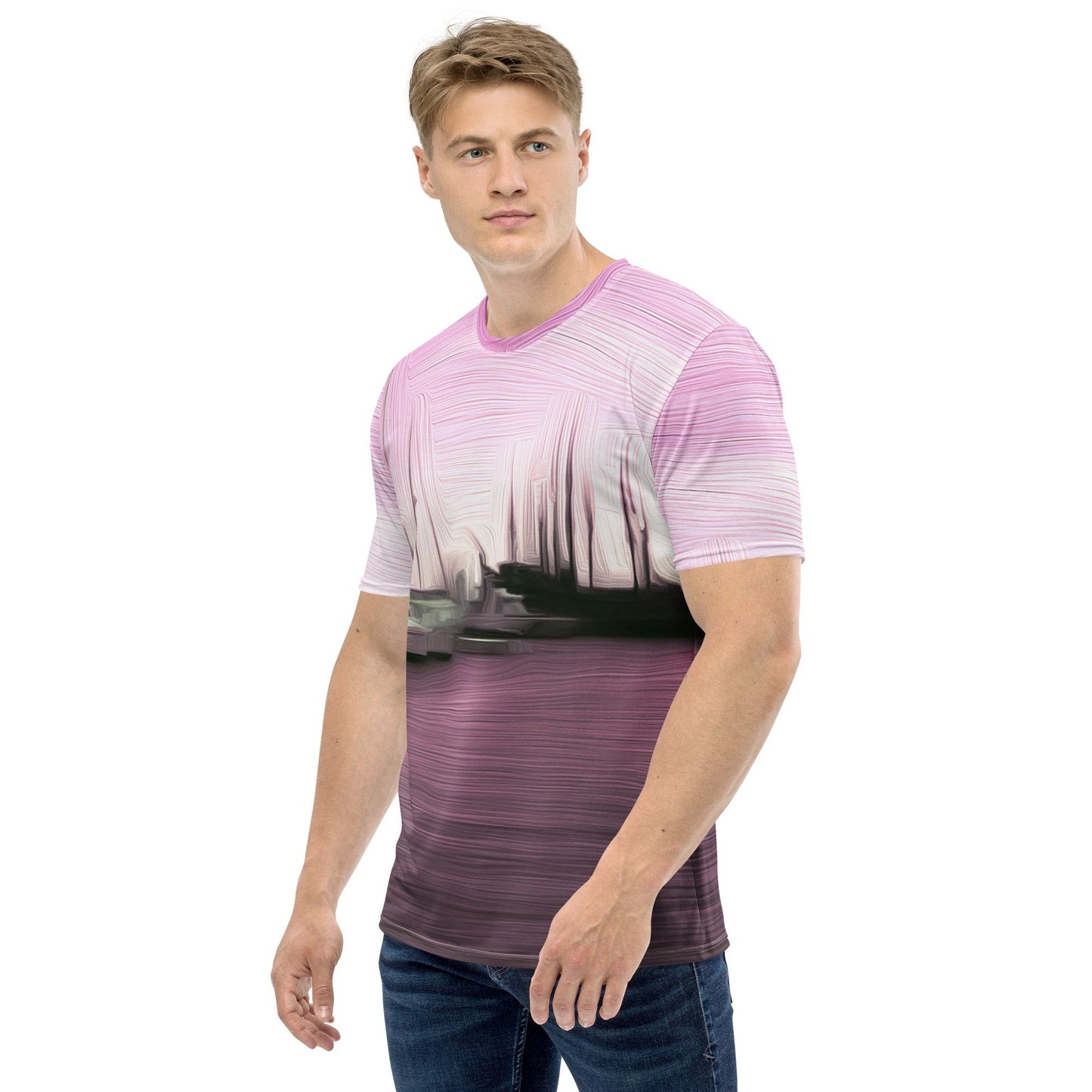 The Sleeping Yachts (at Evening) - Mens T-Shirt