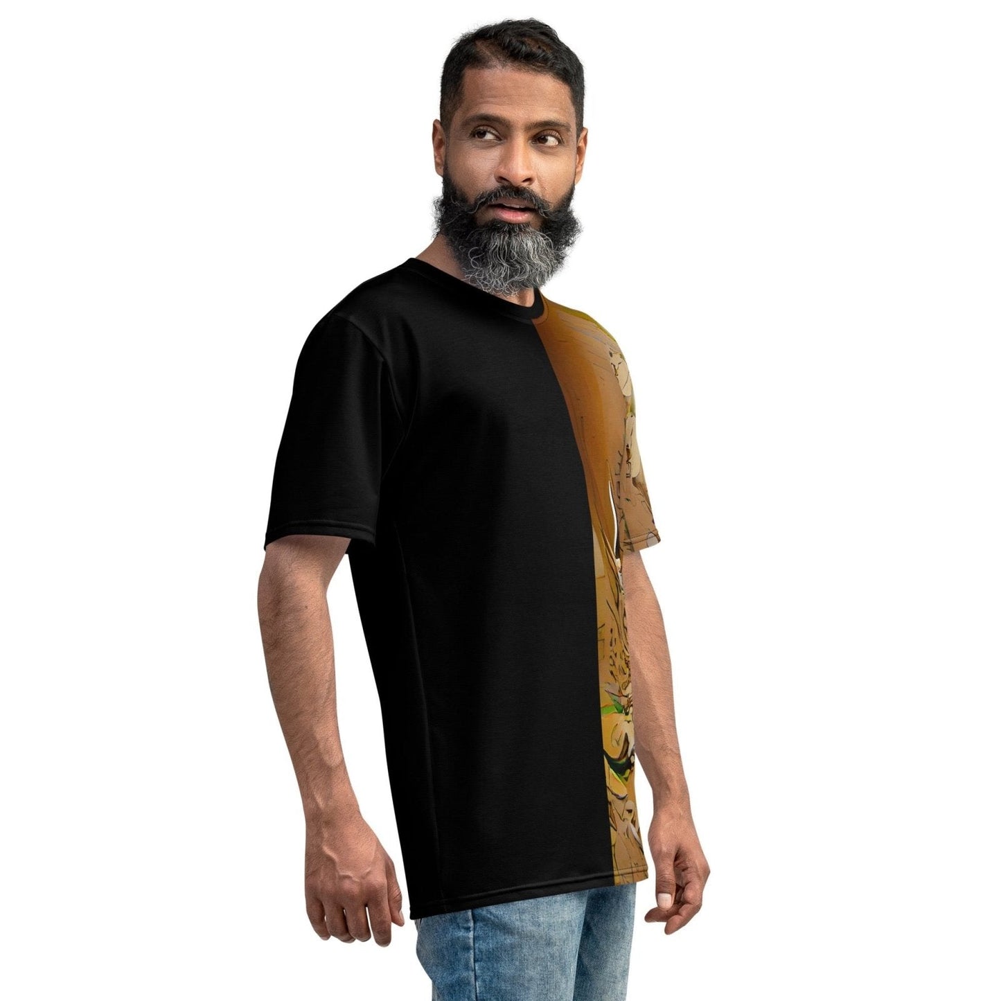 Half Black Half Gāolàng - Mens T-Shirt