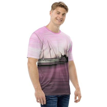 The Sleeping Yachts (at Evening) - Mens T-Shirt