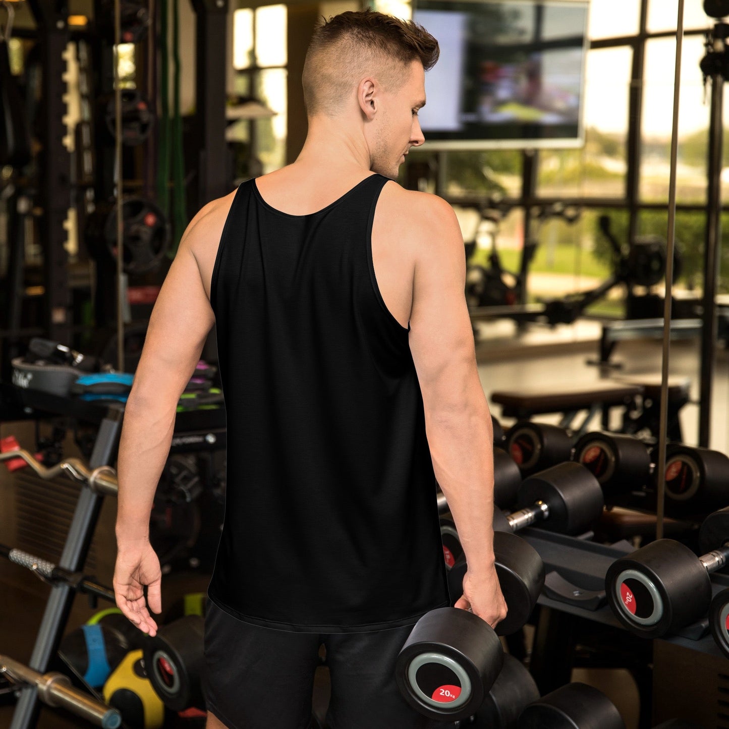 iSAW Mens Black Tank Top - iSAW Company