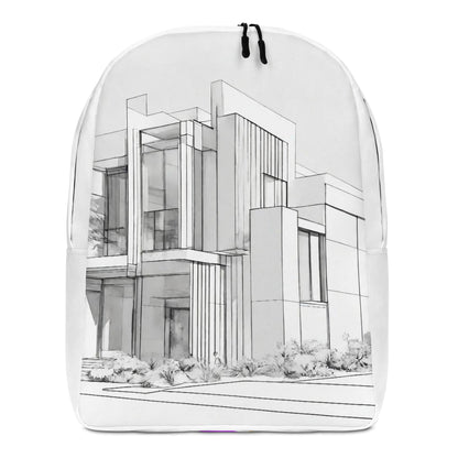 Architectural Backpack | AI-Designed All-Over Print