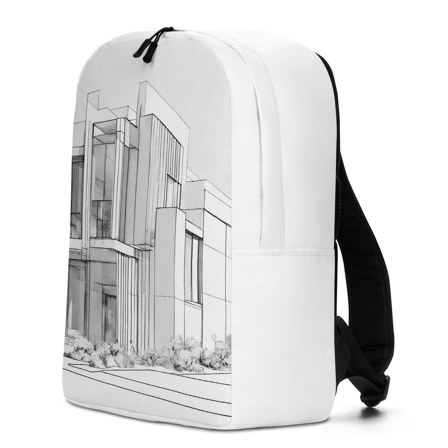 Architectural Backpack | AI-Designed All-Over Print