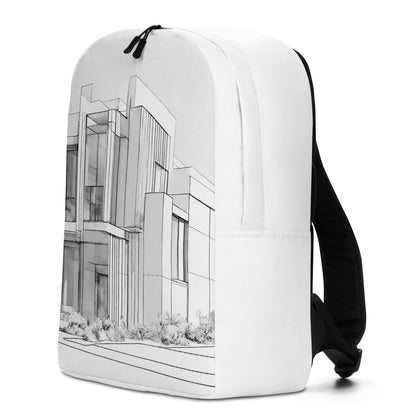 Architectural Backpack | AI-Designed All-Over Print