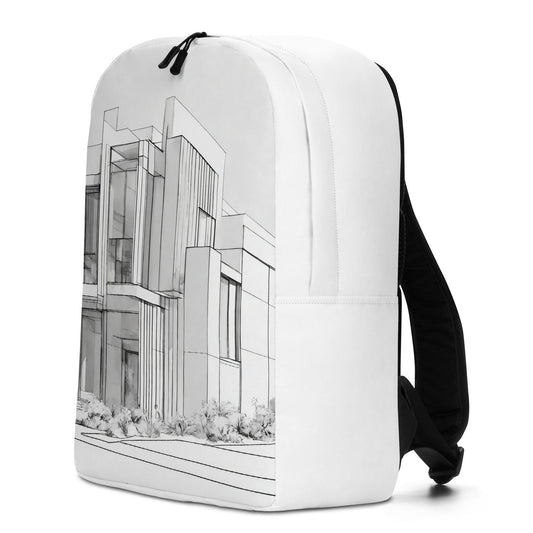 Architectural Backpack | AI-Designed All-Over Print