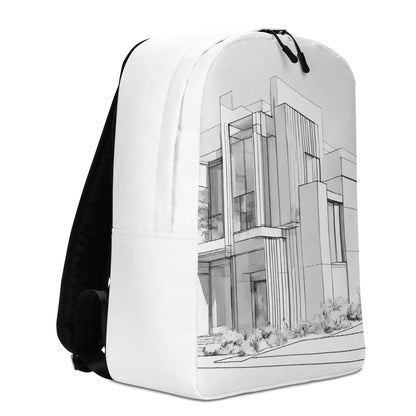 Architectural Backpack | AI-Designed All-Over Print