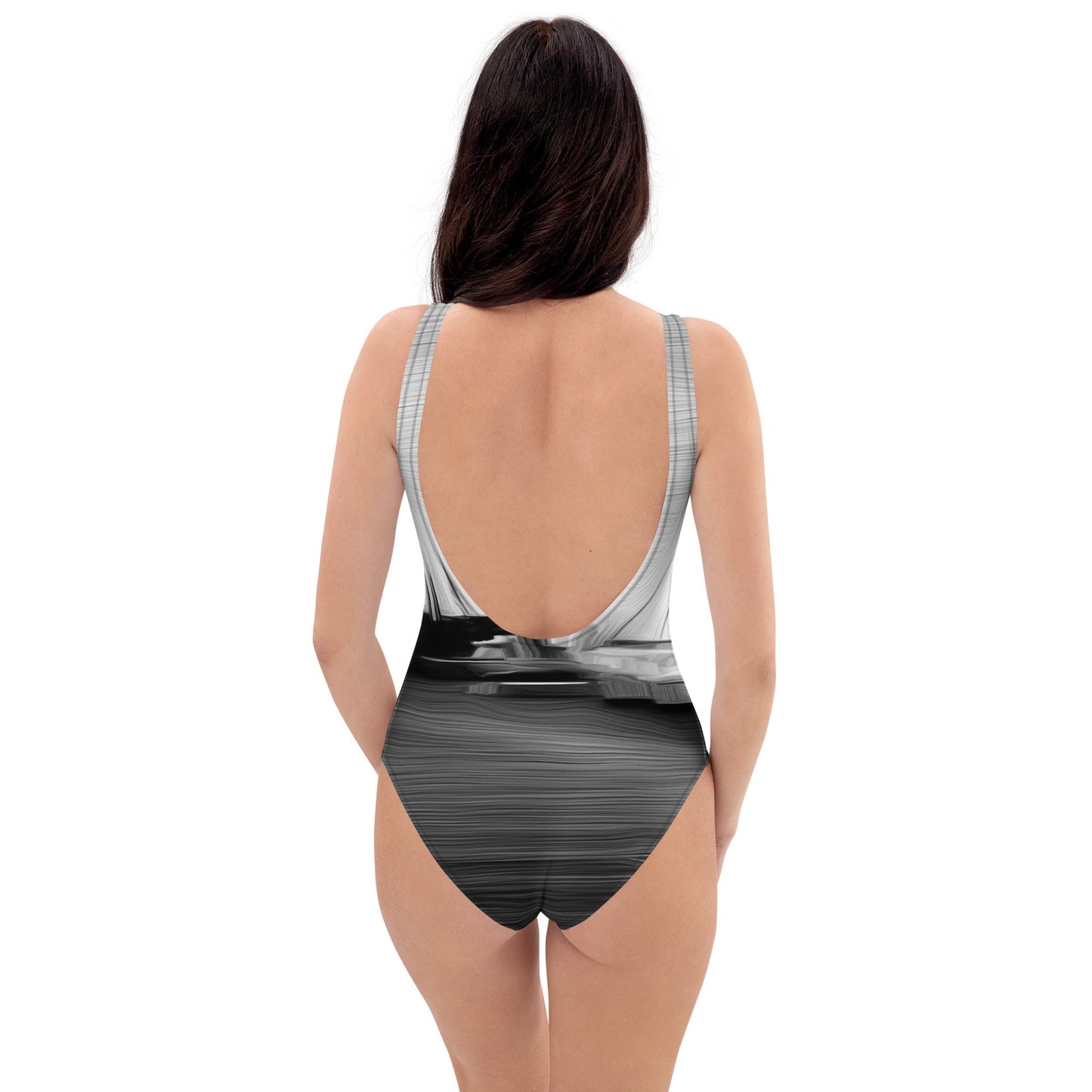 The Sleeping Yachts (at Night) - Womens One-Piece Swimsuit