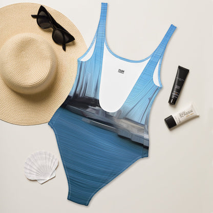 The Sleeping Yachts (at Morning) - Womens One-Piece Swimsuit
