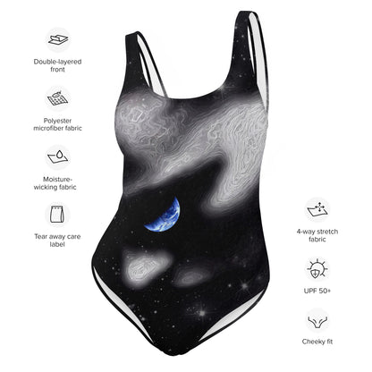 In The Quiet of Your Mind - Womens One-Piece Swimsuit