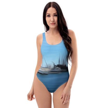 The Sleeping Yachts (at Morning) - Womens One-Piece Swimsuit