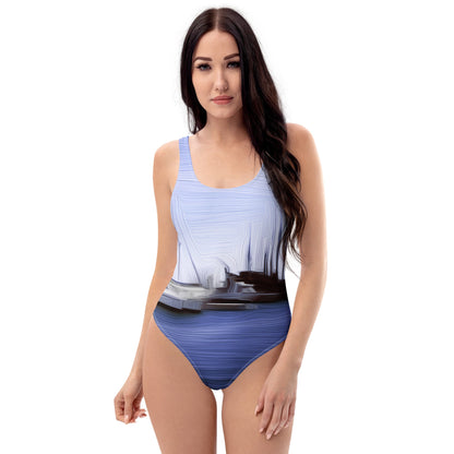 The Sleeping Yachts (at Afternoon) - Womens One-Piece Swimsuit