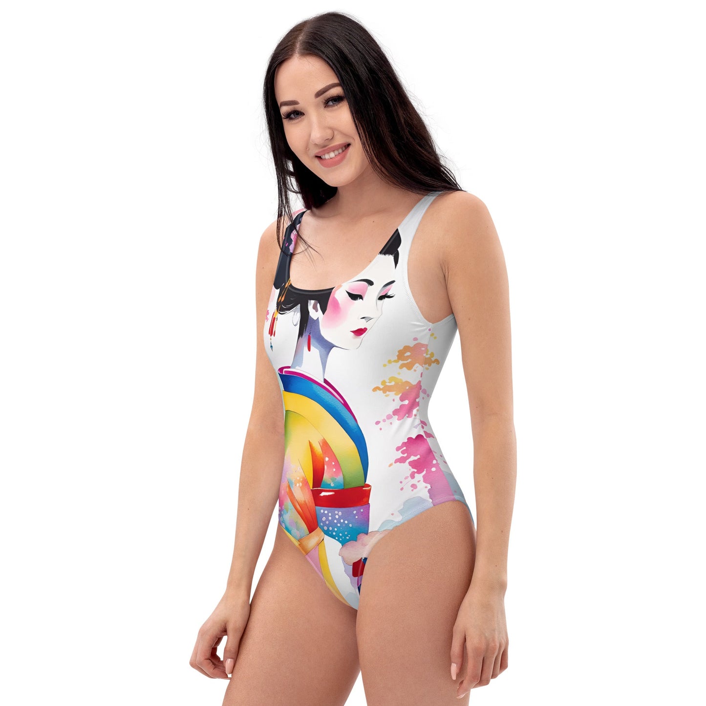 Geisha Girl - Womens One-Piece Swimsuit