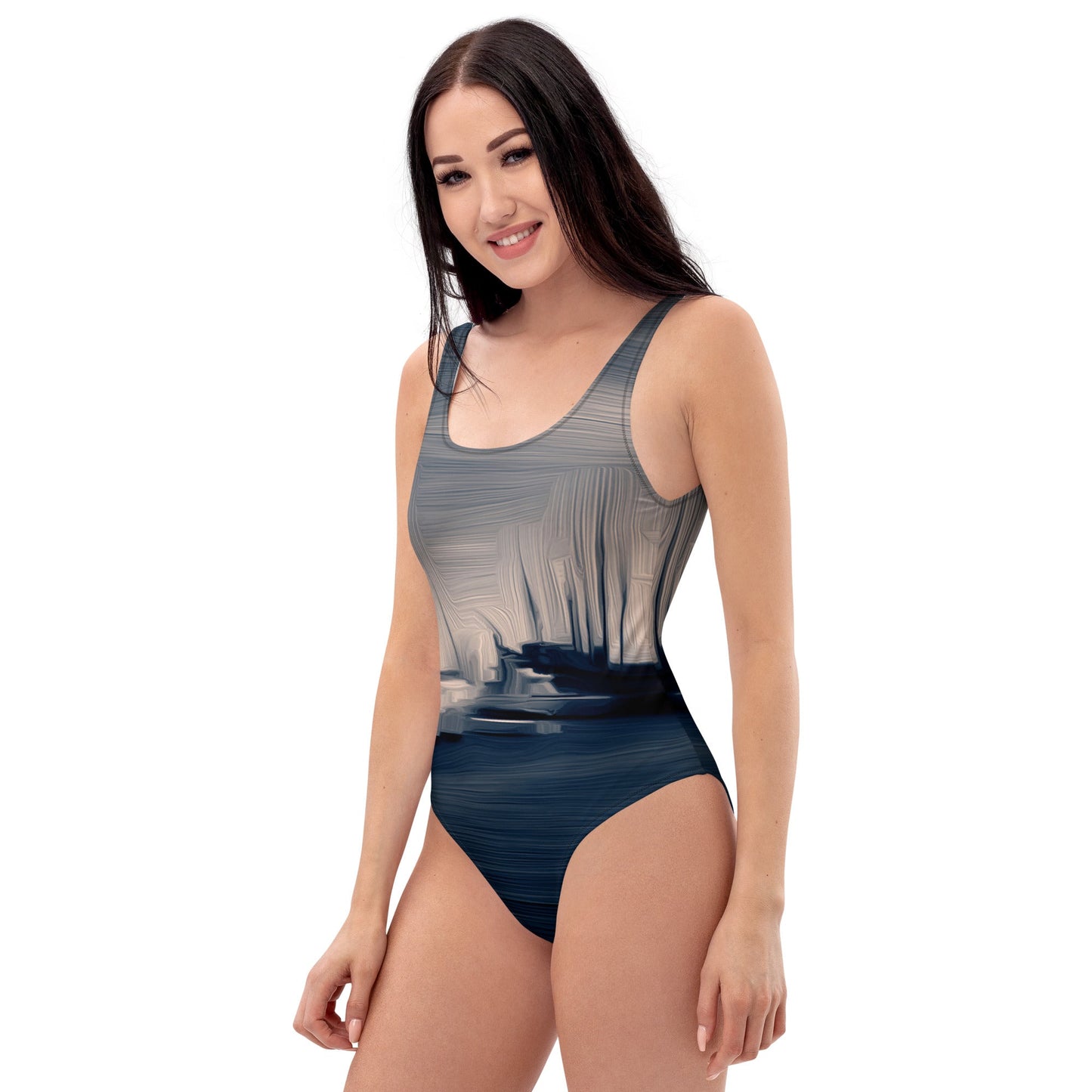 The Sleeping Yachts (at Sunrise) - Womens One-Piece Swimsuit