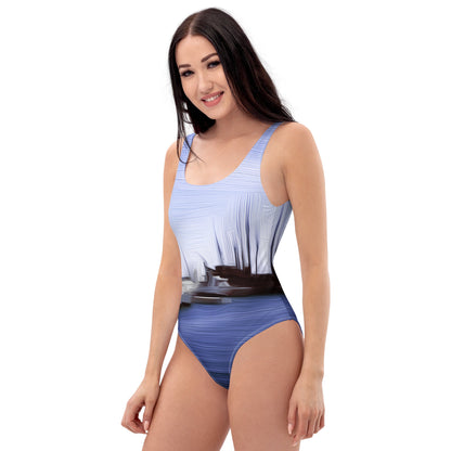 The Sleeping Yachts (at Afternoon) - Womens One-Piece Swimsuit