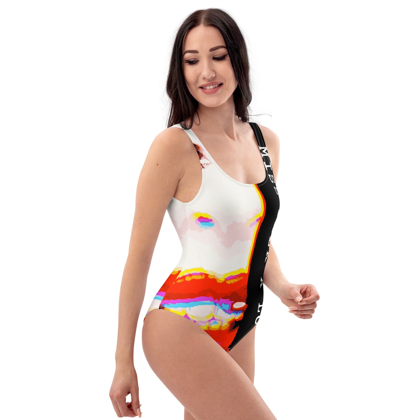 Miss Talk A Lot - Womens One-Piece Swimsuit