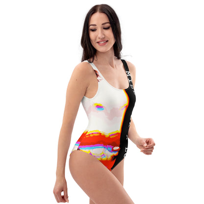 Miss Talk A Lot - Womens One-Piece Swimsuit