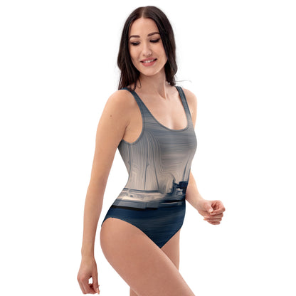 The Sleeping Yachts (at Sunrise) - Womens One-Piece Swimsuit