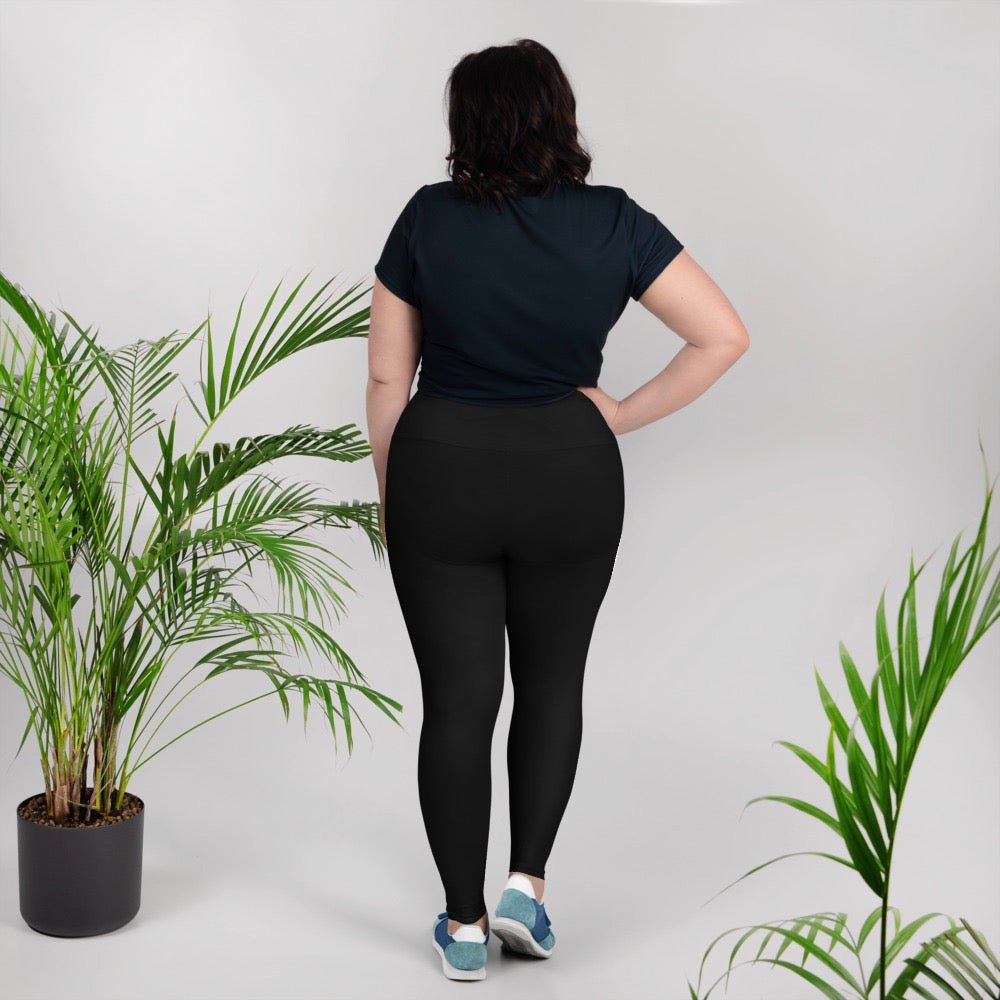 iSAW Womens Black XL Leggings - Comfort Fit