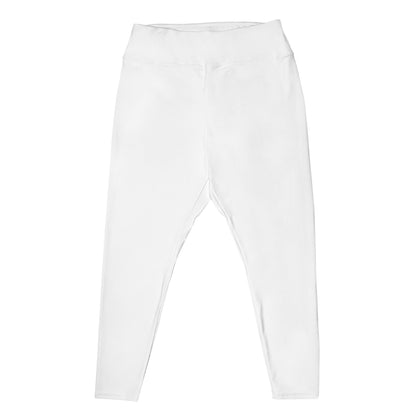 iSAW Womens White XL Leggings - Comfort Fit