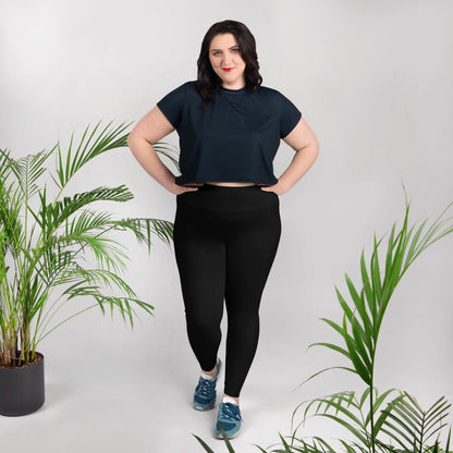 iSAW Womens Black XL Leggings - Comfort Fit