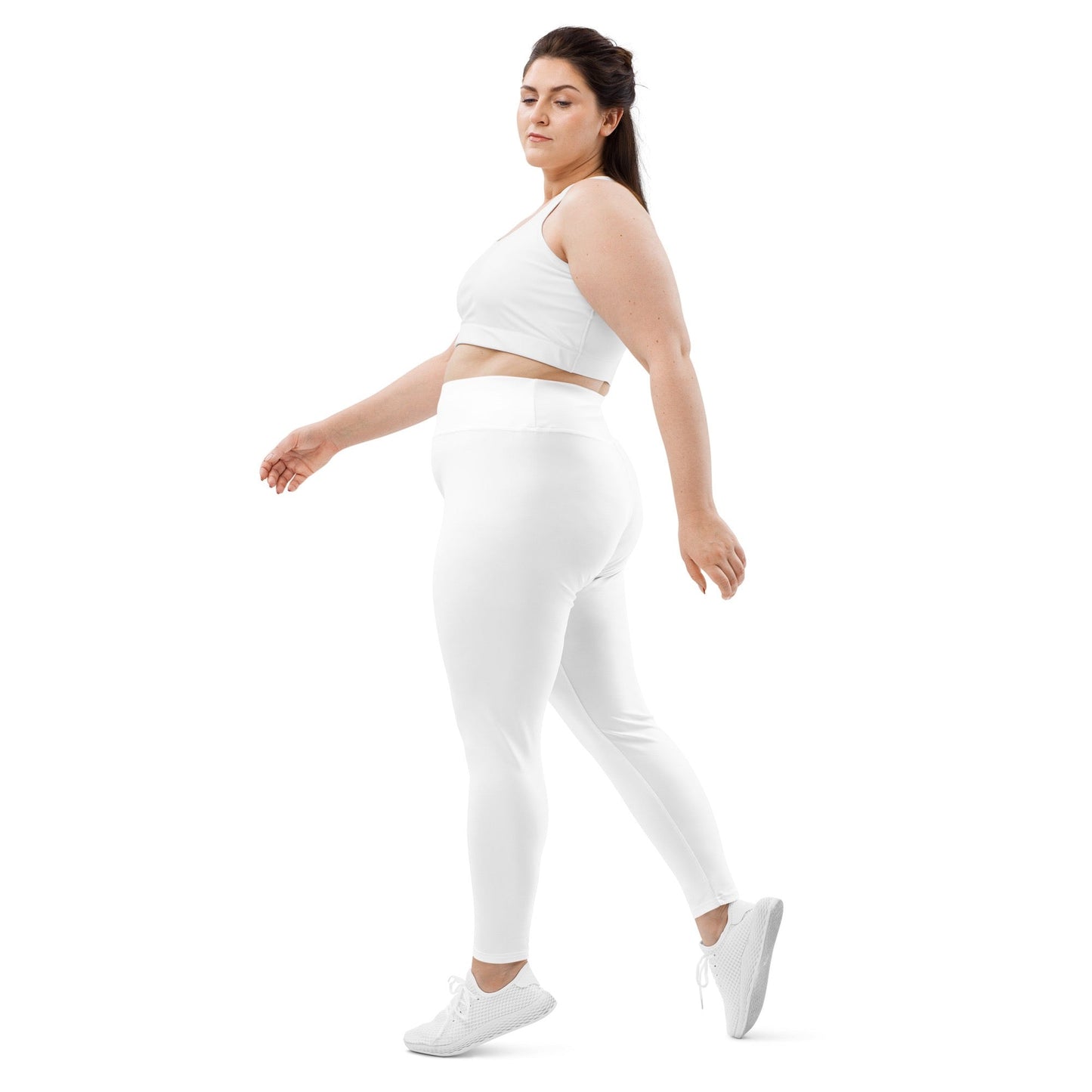 iSAW Womens White XL Leggings - Comfort Fit