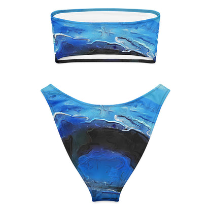 A Drop In The Ocean - Womens Bandeau Bikini