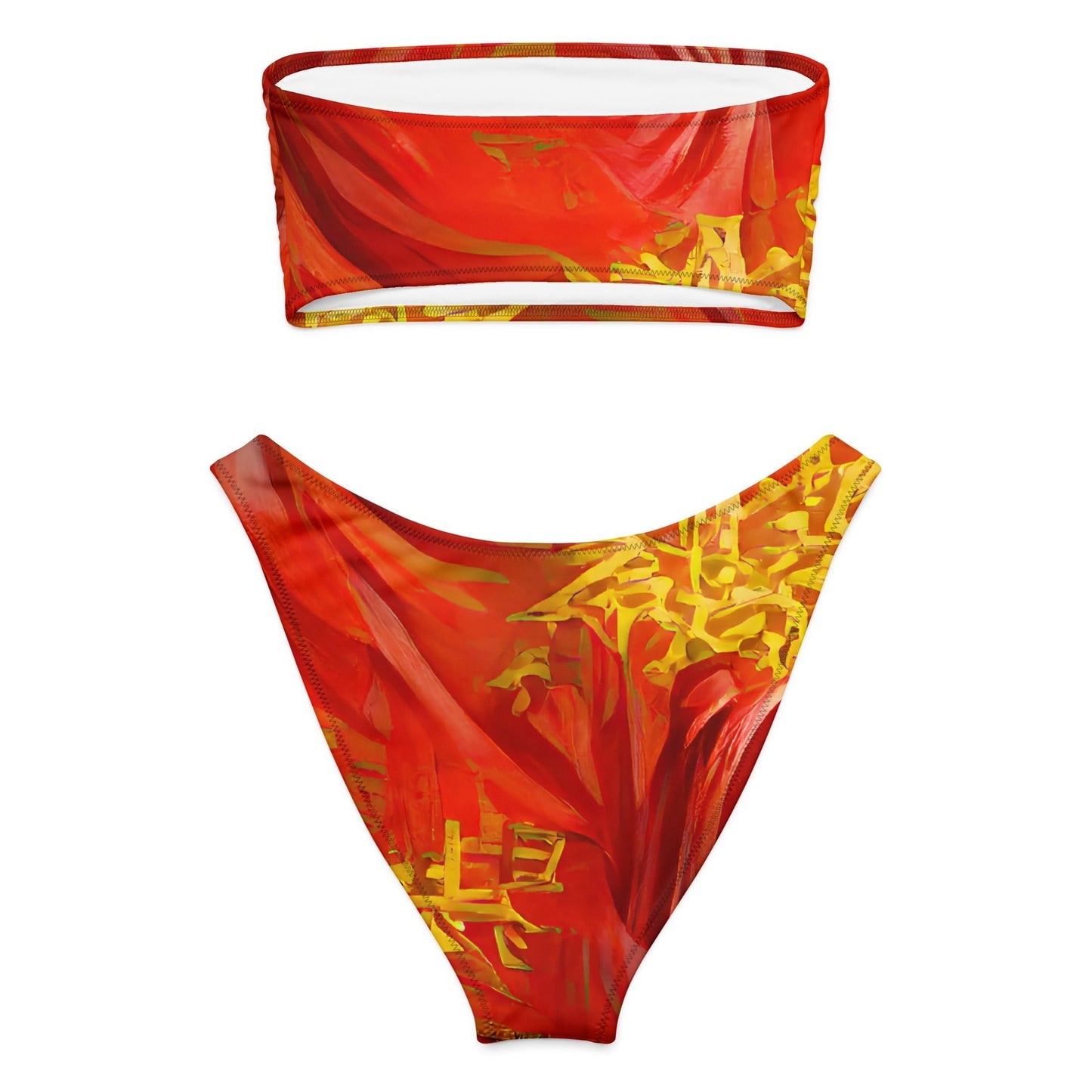 Qízhì - Womens Bandeau Bikini - iSAW Company