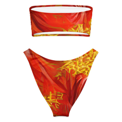 Qízhì - Womens Bandeau Bikini - iSAW Company