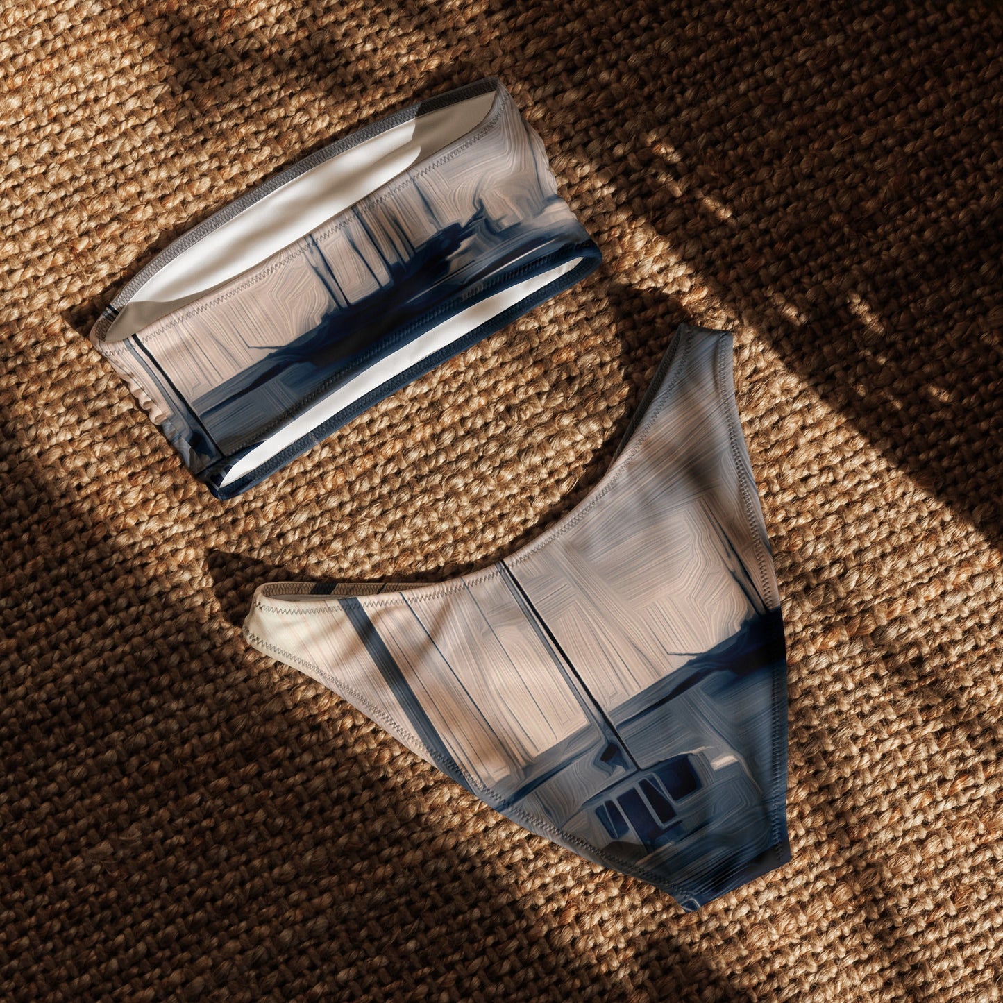The Sleeping Yachts (at Sunrise) - Womens Bandeau Bikini