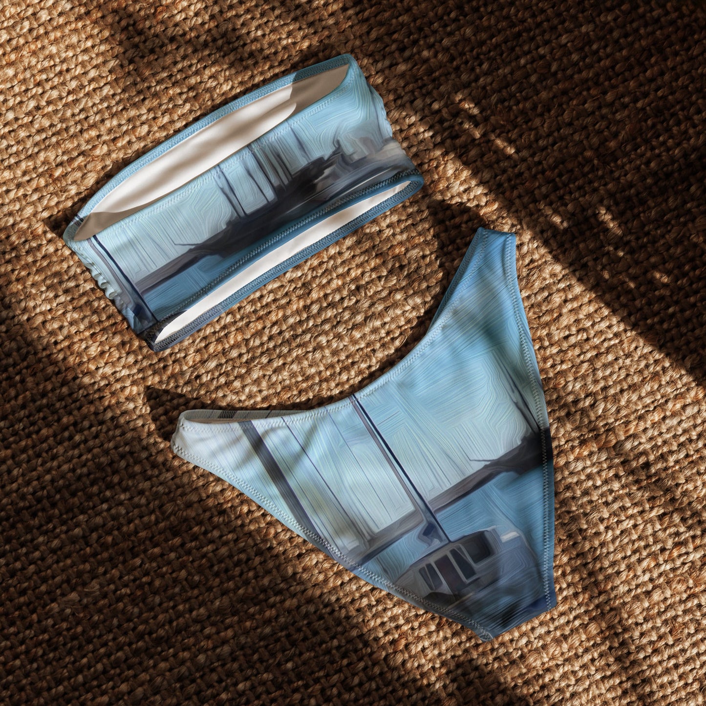 The Sleeping Yachts (at Morning) - Womens Bandeau Bikini