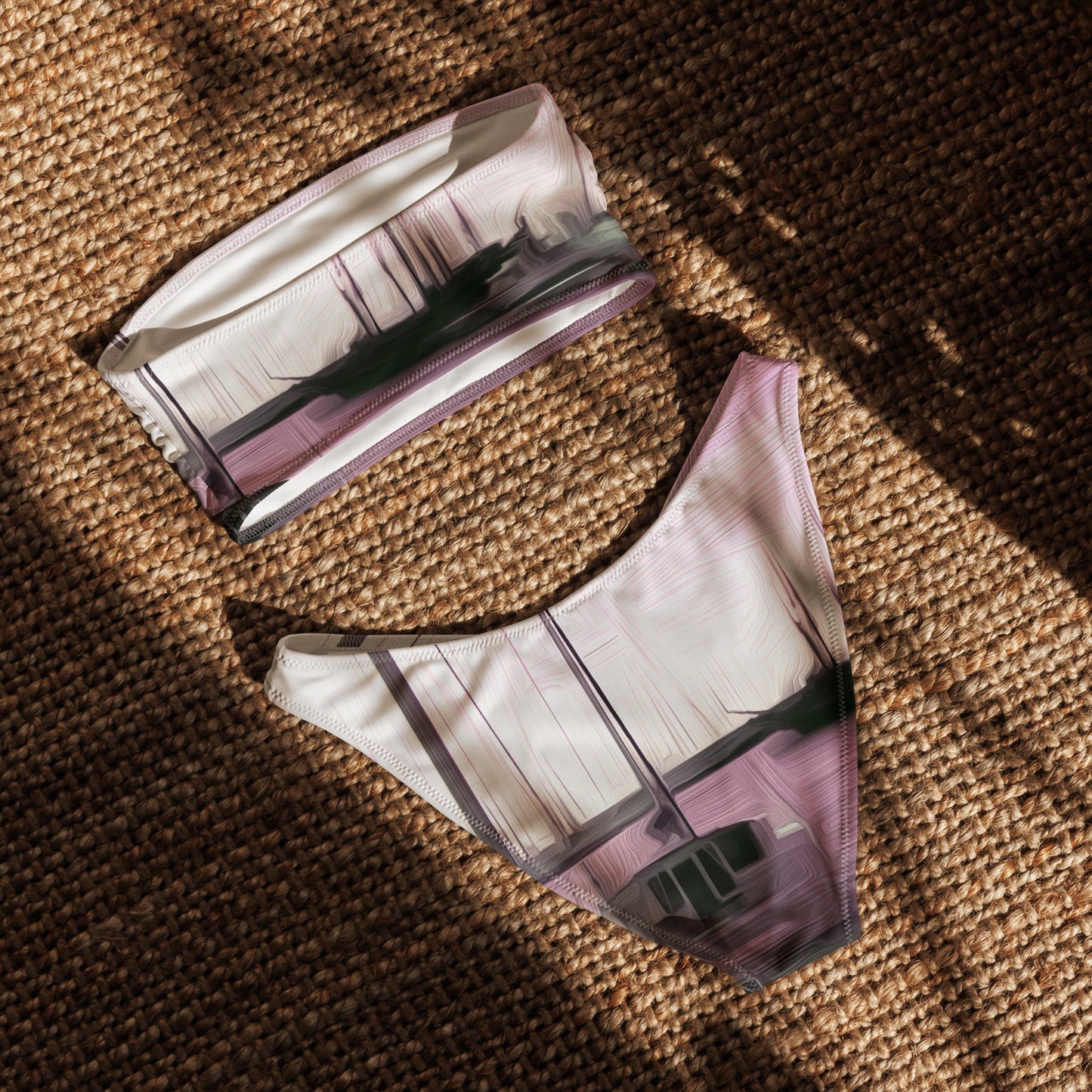 The Sleeping Yachts (at Evening) - Womens Bandeau Bikini