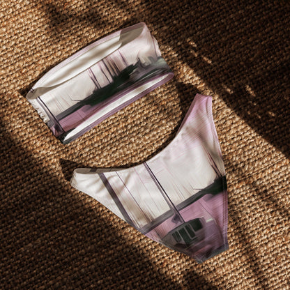 The Sleeping Yachts (at Evening) - Womens Bandeau Bikini