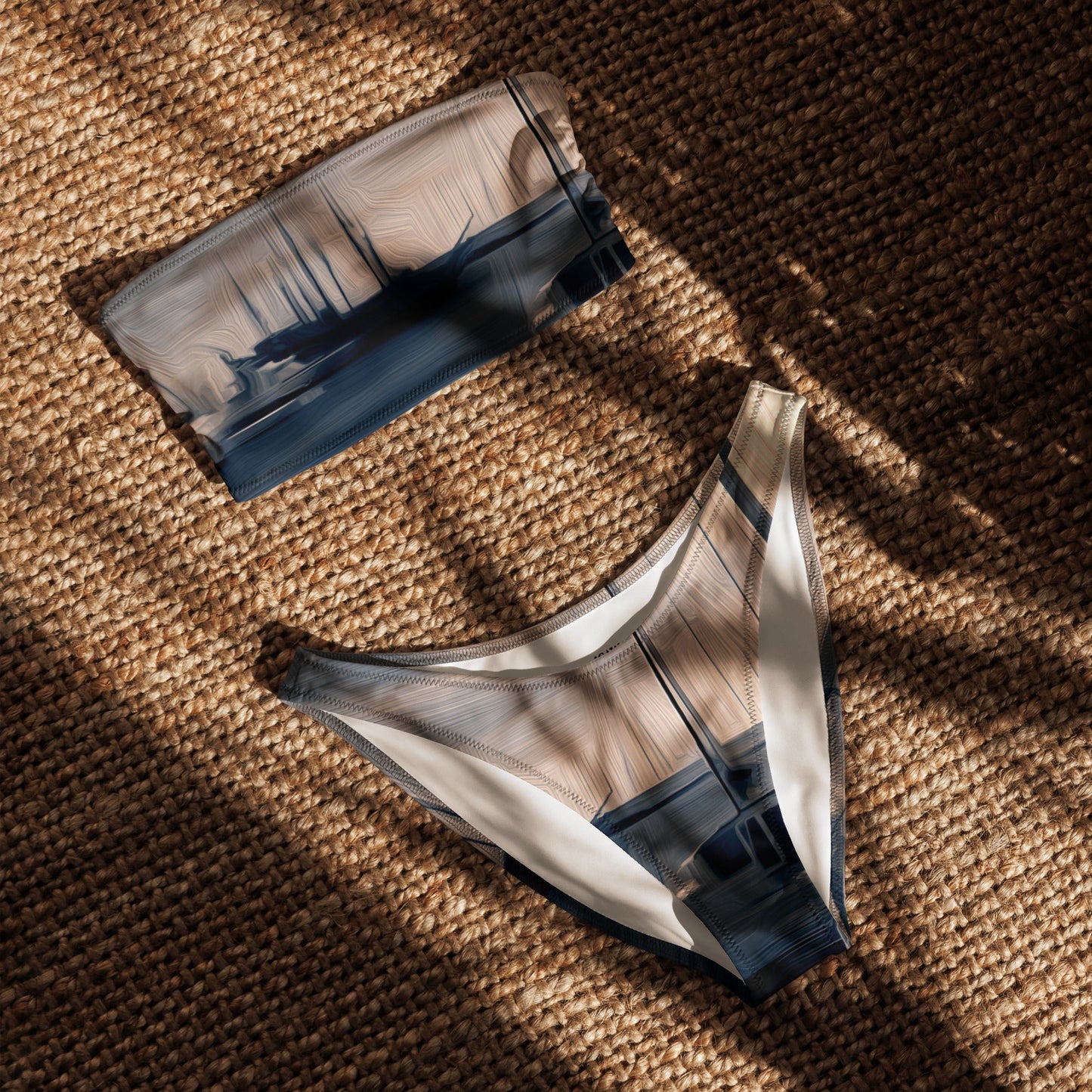 The Sleeping Yachts (at Sunrise) - Womens Bandeau Bikini