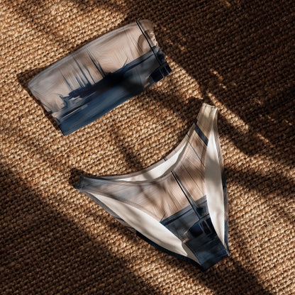 The Sleeping Yachts (at Sunrise) - Womens Bandeau Bikini