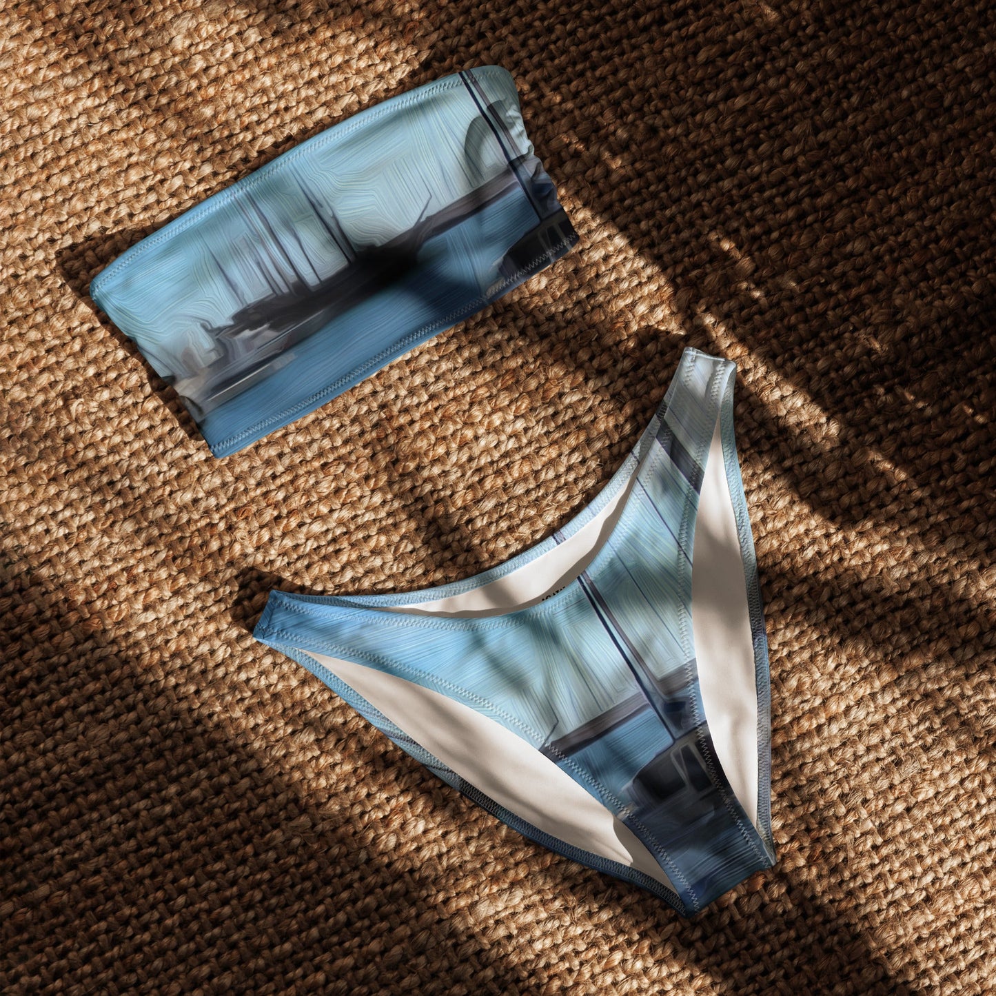 The Sleeping Yachts (at Morning) - Womens Bandeau Bikini