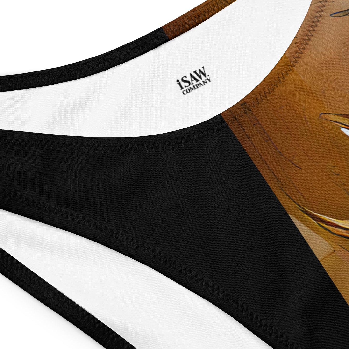 Half Black Half Gāolàng - Womens Bandeau Bikini