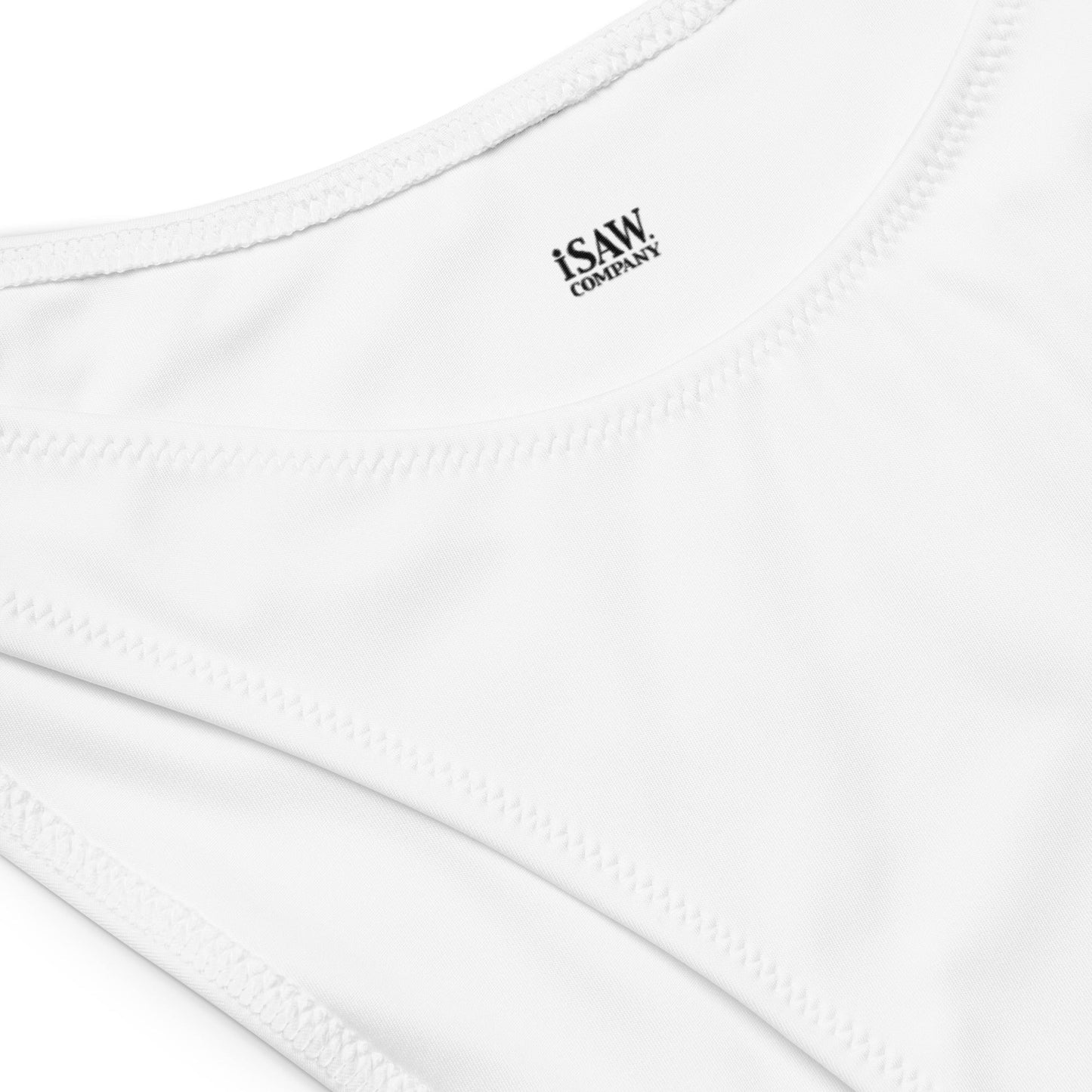 iSAW Womens White Bandeau Bikini