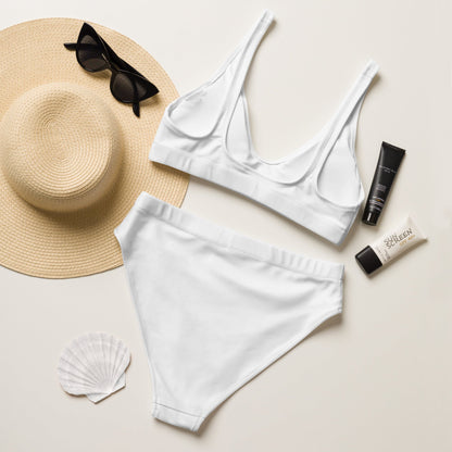 iSAW Womens White Two-Piece Bikini