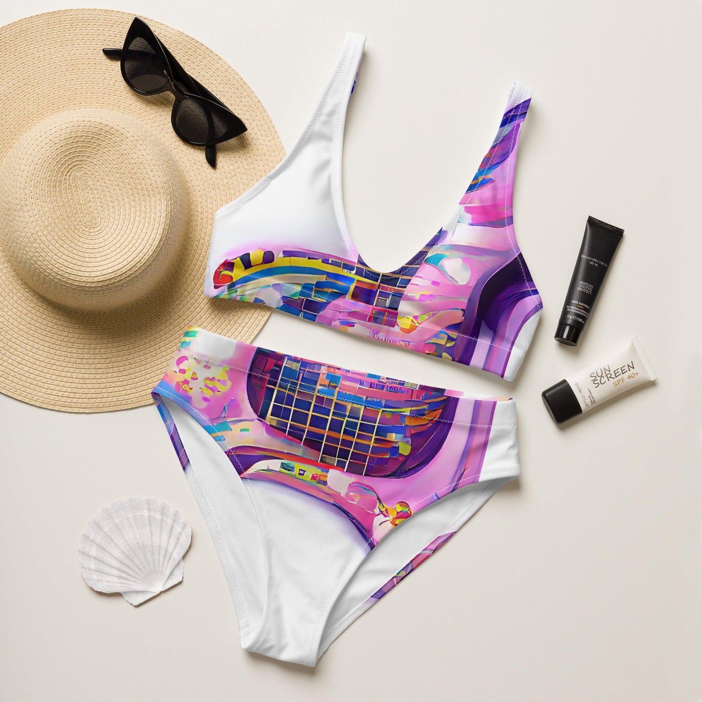 Hippie Guitar - Womens Two-Piece Bikini