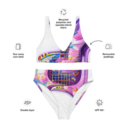 Hippie Guitar - Womens Two-Piece Bikini
