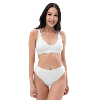 iSAW Womens White Two-Piece Bikini