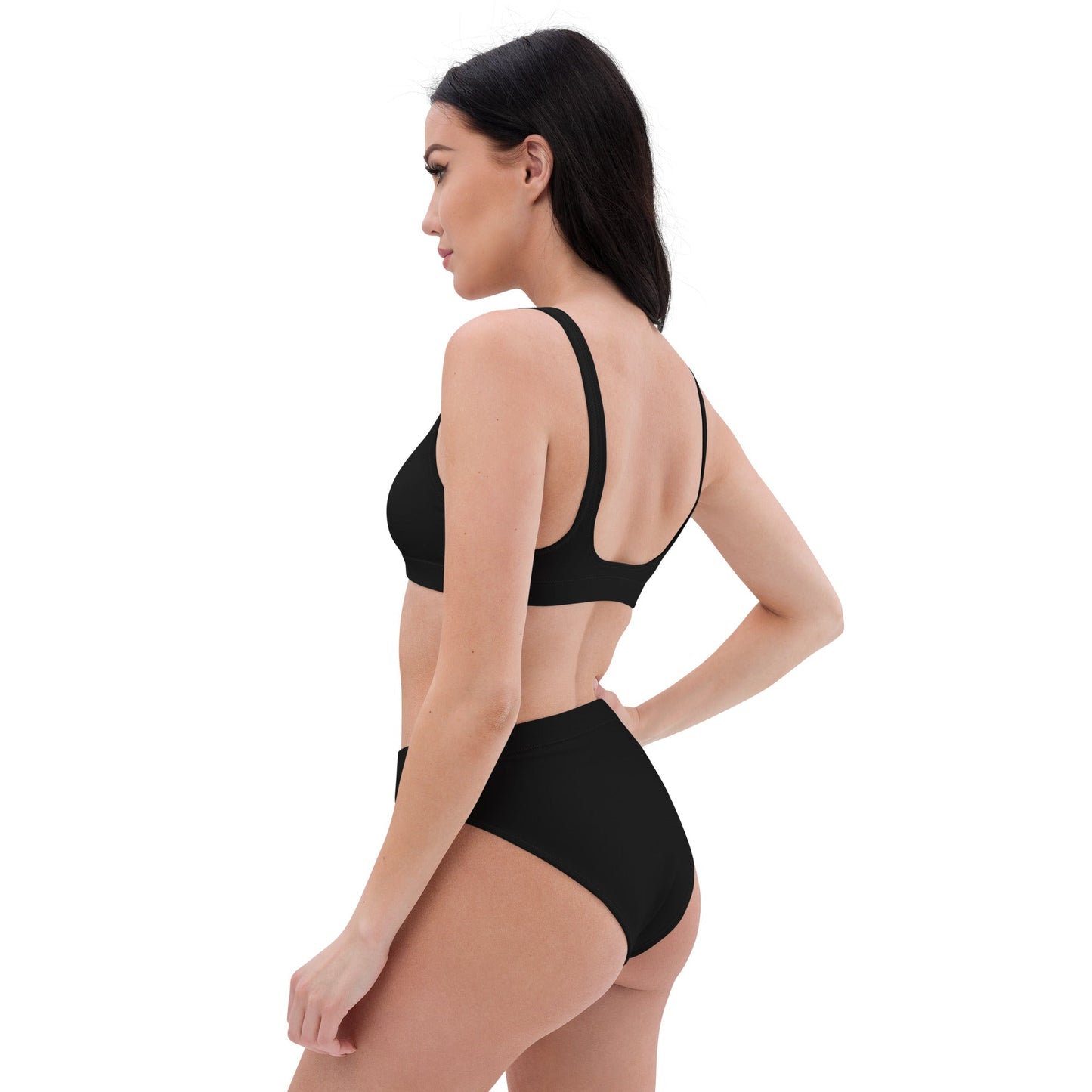 iSAW Womens Black Two-Piece Bikini