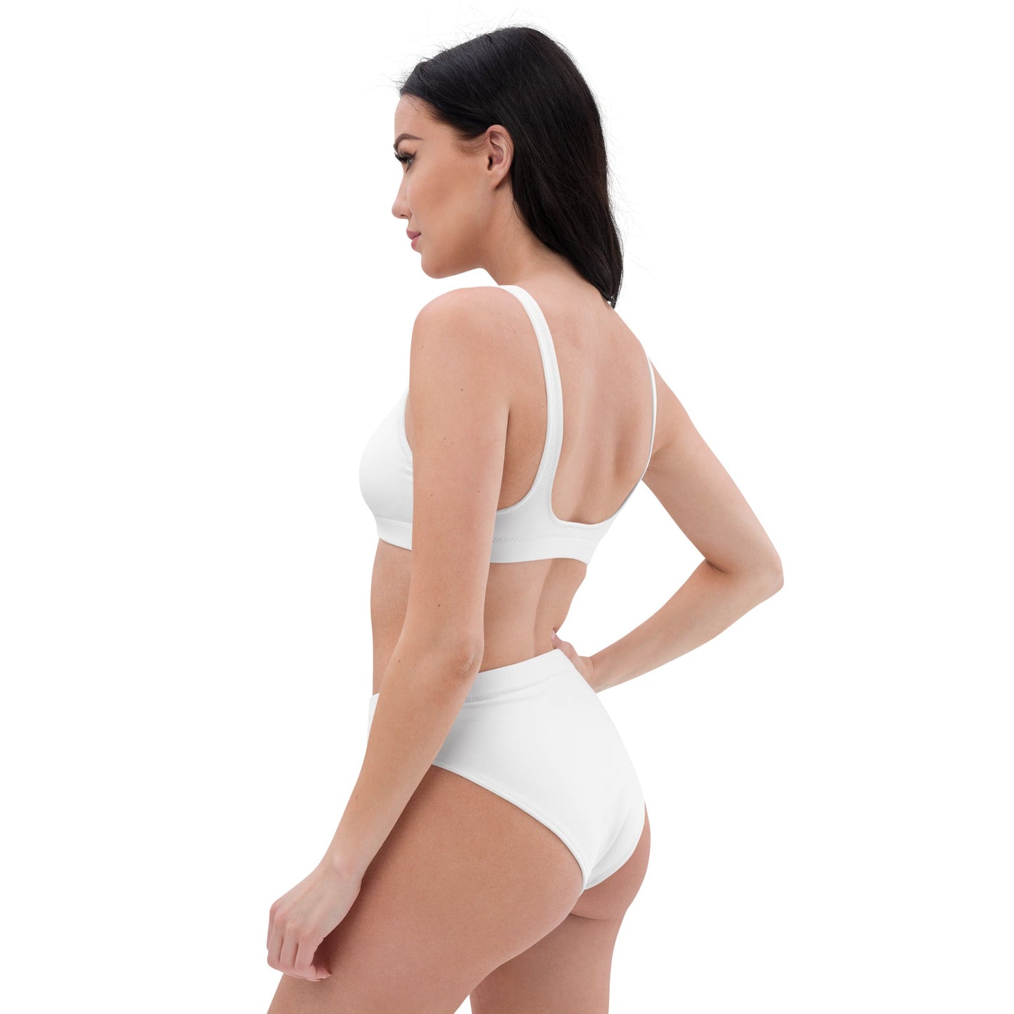 iSAW Womens White Two-Piece Bikini