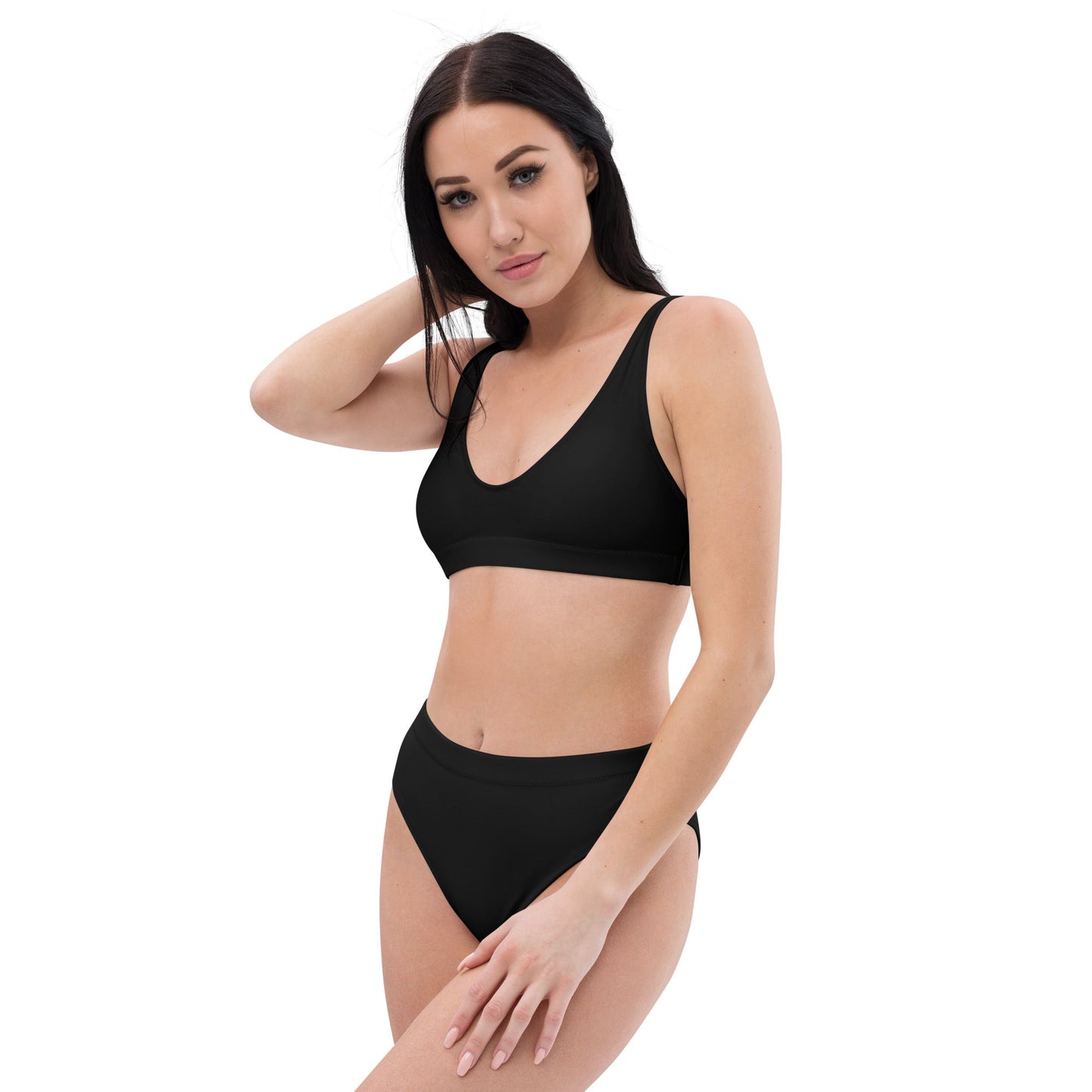 iSAW Womens Black Two-Piece Bikini