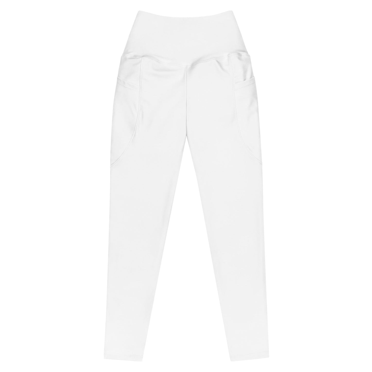 iSAW Womens White Leggings with Pockets
